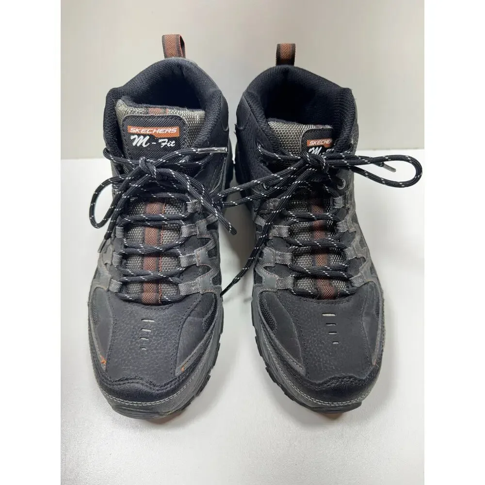 Skechers M Fit Sneaker Mens Shoes Sz 9 Lace Up SN 50120 BKCC Leather/Synthetic